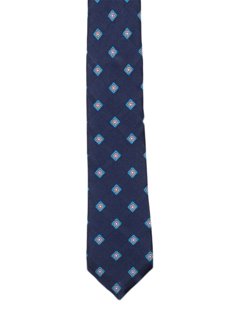 

Tossido Men Blue & Pink Printed Skinny Tie