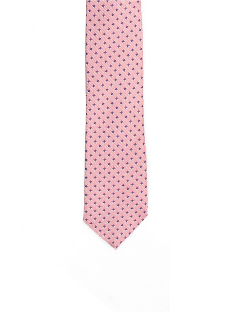 

Tossido Men Pink & Purple Printed Skinny Tie