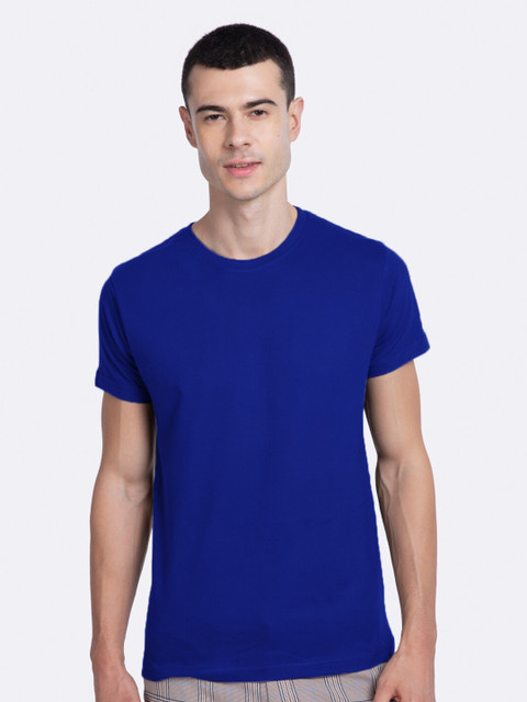 

Bewakoof Men Blue T-shirt