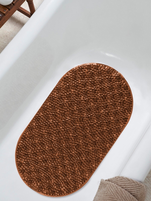 

OBSESSIONS Brown Textured Anti-Slip Shower Mat