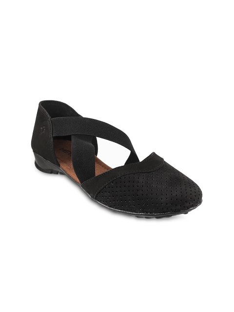 

Metro Women Black Solid Flats