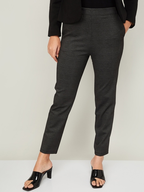 

CODE by Lifestyle Women Charcoal Trousers