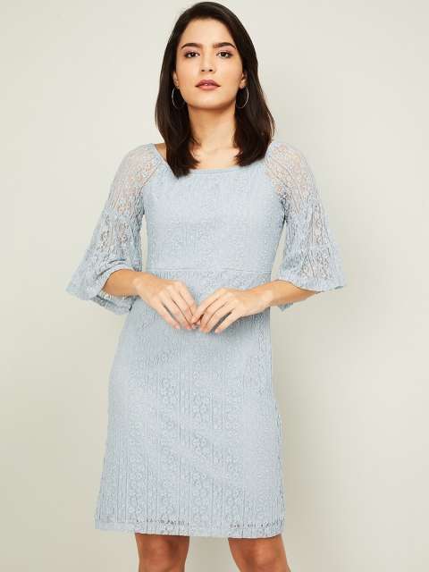 

CODE by Lifestyle Blue Women Lace A-Line Dress