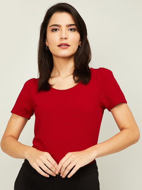 

CODE by Lifestyle Red Regular Top