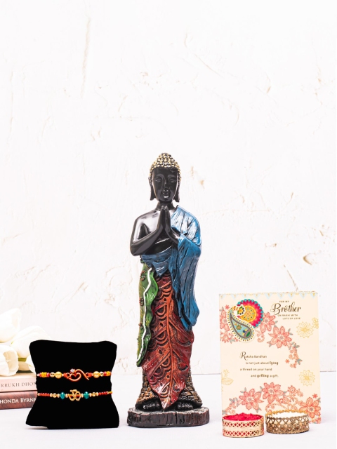 

Archies Multicolored Rakhi Gift Set, Multi