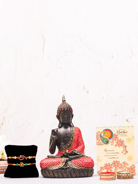 

Archies Multicoloured Rakhi Gift Set, Multi