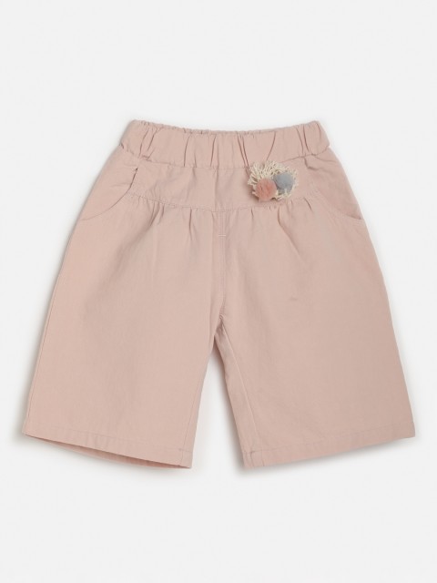 

One Friday Girls Pink Mid-Rise Regular Shorts