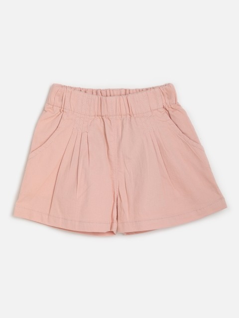 

One Friday Girls Pink Mid-Rise Regular Shorts