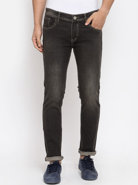 

FEVER Men Charcoal Slim Fit Heavy Fade Jeans