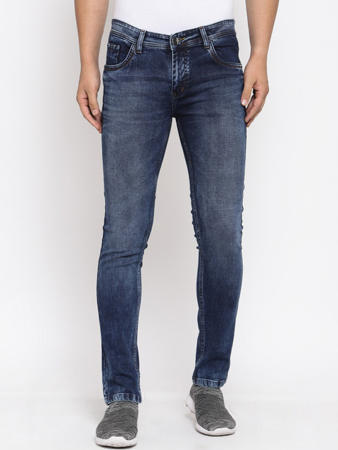 

FEVER Men Blue Slim Fit Heavy Fade Jeans