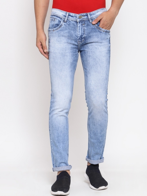

FEVER Men Blue Slim Fit Heavy Fade Jeans