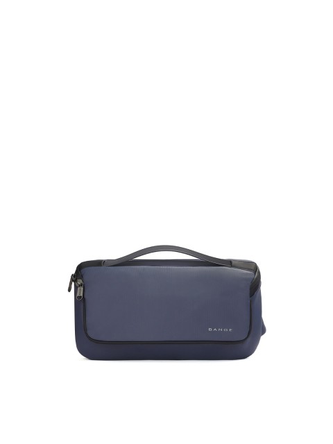 

BANGE Unisex Navy Blue & Black Backpack