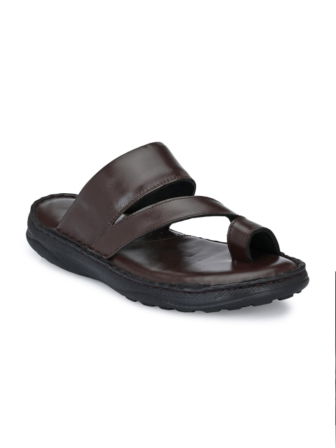 

El Paso Men Brown Ethnic Leather Comfort Sandals