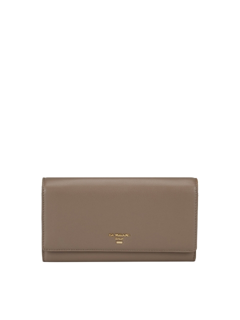 

Da Milano Women Taupe Solid Leather Envelope