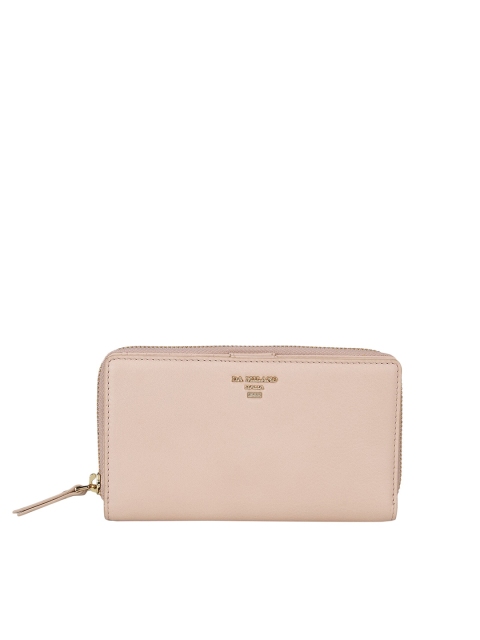 

Da Milano Women Pink Solid Leather Zip Around Wallet