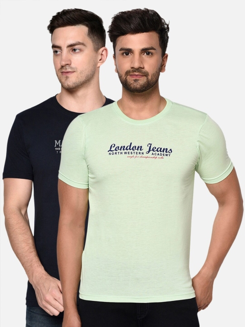

ELEGANCE Men Pack of 2 T-shirts, Navy blue