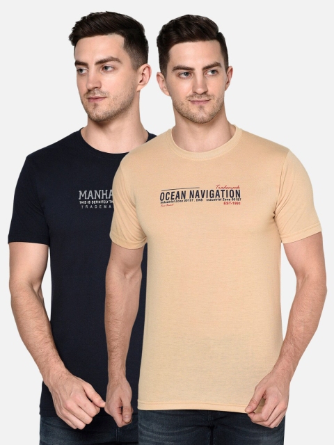

ELEGANCE Men Pack of 2 T-shirts, Navy blue