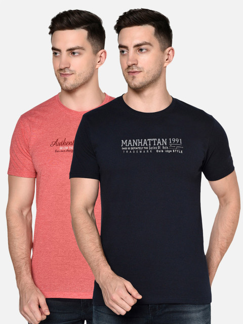 

ELEGANCE Men Pack of 2 T-shirts, Navy blue