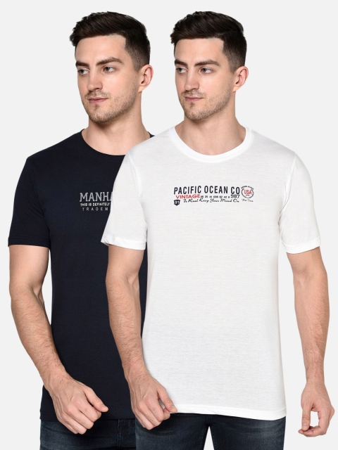 

ELEGANCE Men Pack of 2 T-shirts, Navy blue