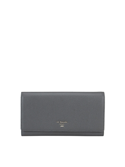 

Da Milano Women Space Grey Textured Wallet