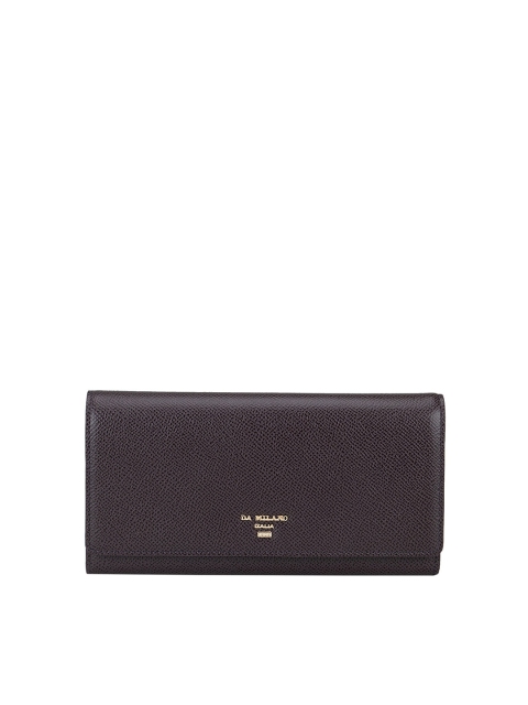 

Da Milano Women Textured Burgundy Wallet