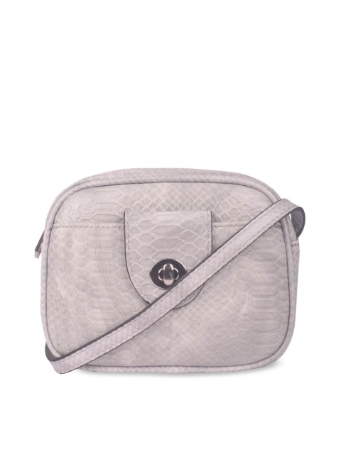 

Bagkok Grey Animal Textured PU Sling Bag