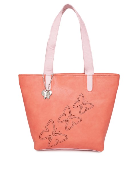

Butterflies Orange Cut-Out Shoulder Bag