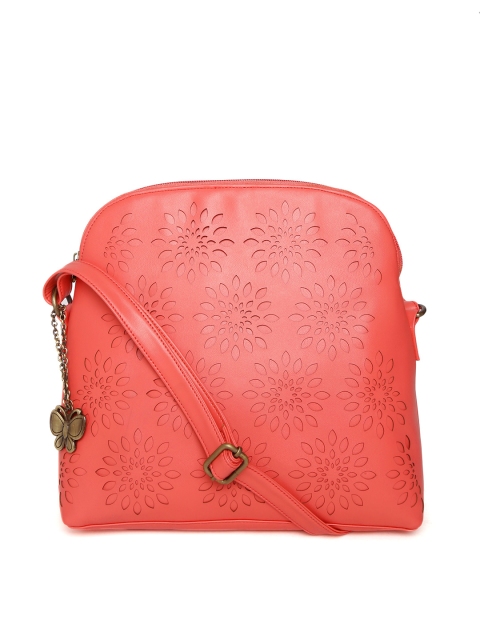 

Butterflies Orange Cut-Out Sling Bag