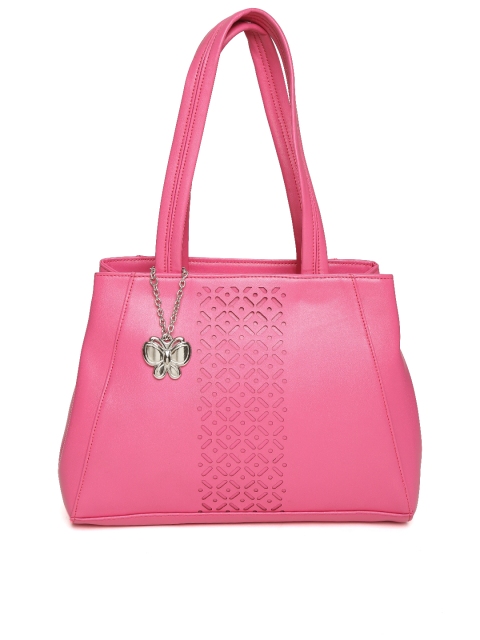 

Butterflies Pink Cut-Out Detail Shoulder Bag