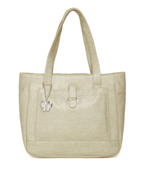 

Butterflies Beige Shoulder Bag