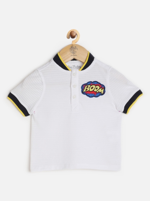

One Friday Boys Off White Casual Shirt