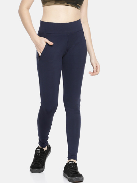 

GOLDSTROMS Women Navy Blue Solid Fitted Tights