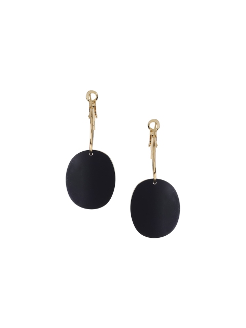 

Mali Fionna Black Contemporary Drop Earrings