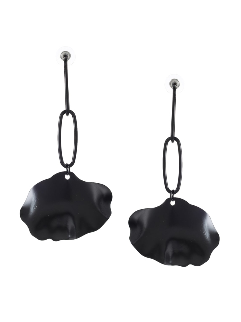 

Mali Fionna Women Black Contemporary Drop Earrings