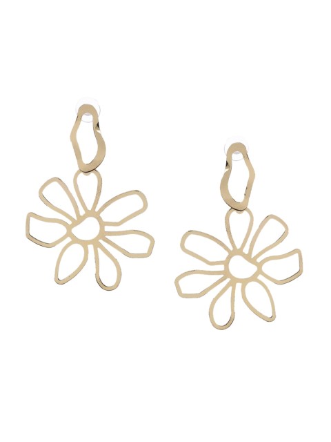 

Mali Fionna Gold-Toned Floral Drop Earrings