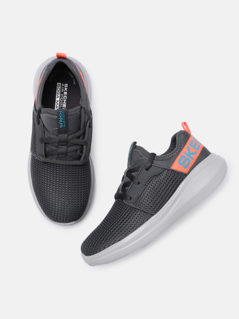 

Skechers Boys Charcoal Solid Regular Go Run Fast - Valor Sneakers