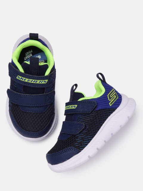 

Skechers Boys Navy Blue Textured COMFY FLEX 2.0 Regular Sneakers