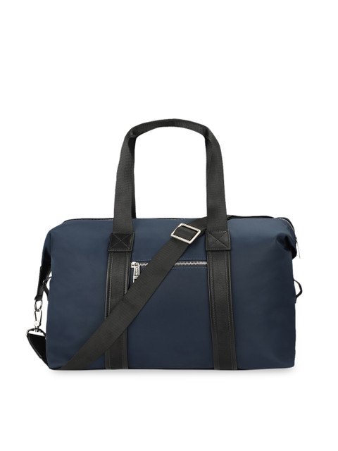 

BOPAI Blue Solid Waterproof Travel Medium Duffle Bag