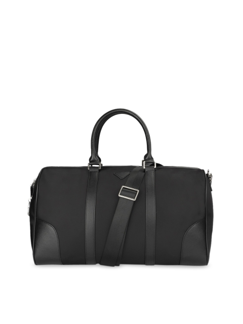 

BOPAI Black Solid Waterproof Duffle Bag With Lock