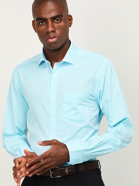 

CODE by Lifestyle Men Cotton Blue Formal Shirt