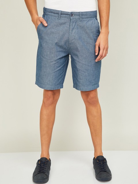 

CODE by Lifestyle Men Blue Mid-Rise Regular Shorts