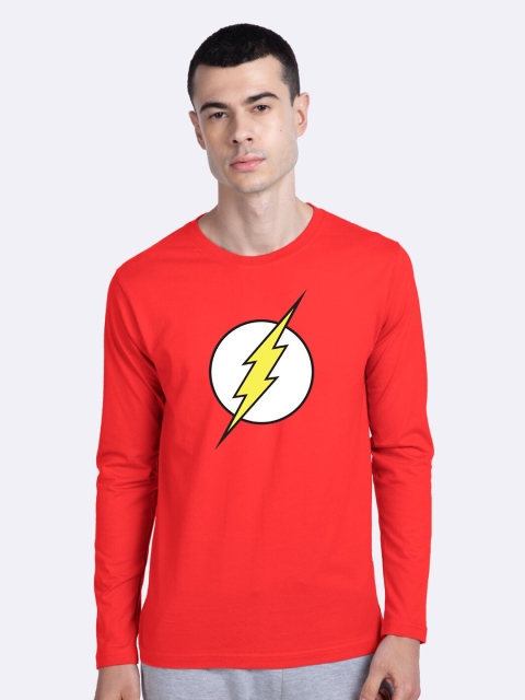 

Bewakoof Men Red & White Avengers Printed Cotton T-shirt