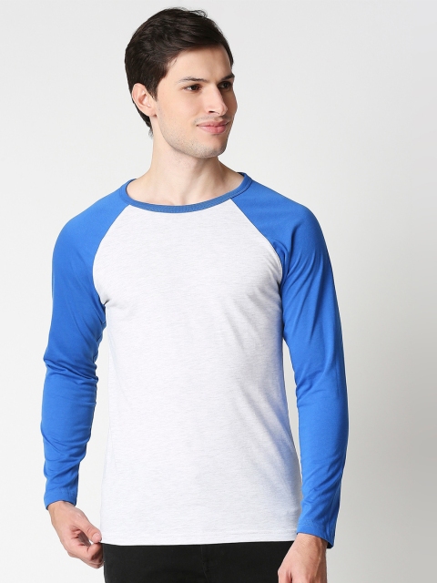 

Bewakoof Men White Raw Edge T-shirt