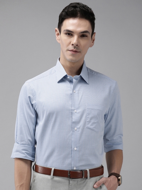 

Arrow Men Blue Striped Slim Fit Formal Shirt