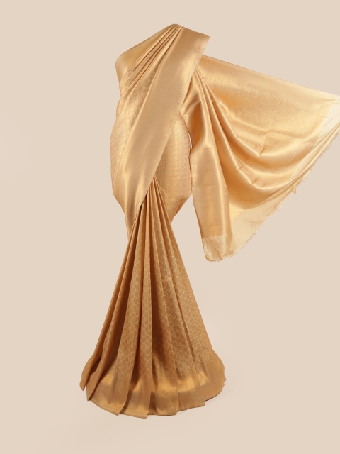 

Pothys Copper Ethnic Motifs Woven Design Zari Art Silk Saree