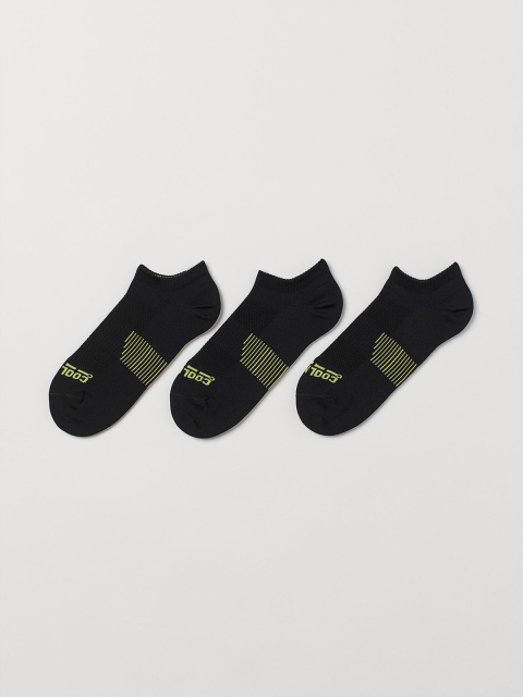 

H&M Men Pack of 3 Coolmax Sports Socks, Black