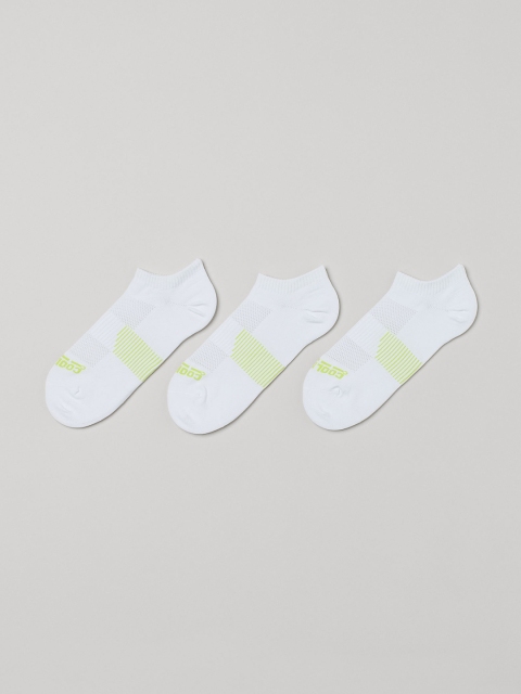 

H&M Mens White & Yellow 3-pack COOLMAX sports socks