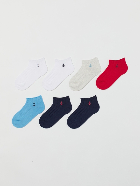 

H&M Boys Pack of 7 Trainer Socks, White