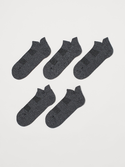 

H&M Men Pack of 5 Sports Socks, Grey