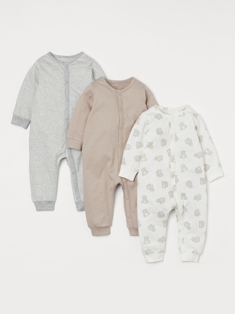 

H&M Girls Pack of 3 Cotton Pyjamas, White